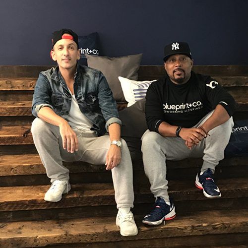 Daymond John with Clinton Sparks