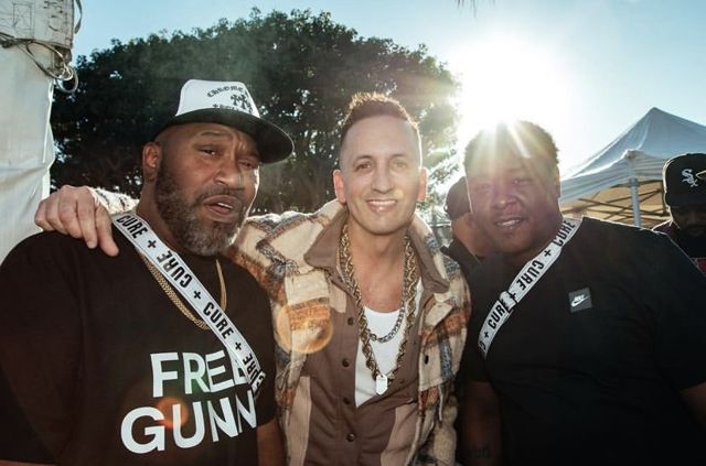 Bun B and Jadakiss with Clinton Sparks