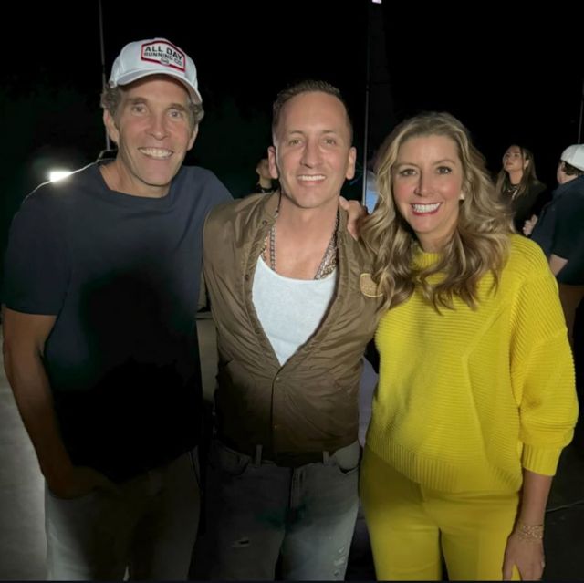 Jesse Itzler and Sara Blakely with Clinton Sparks